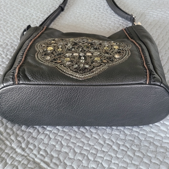NWT Black Brighton Anju / Anjulina Shoulder Bag - Picture 4 of 11